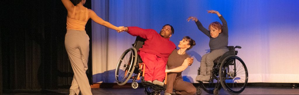 Dancing Wheels Company dancers performing a piece from its diverse repertoire